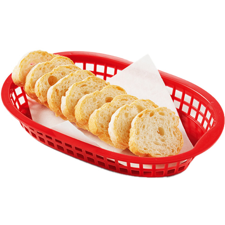 Rectangular Food Serving Basket Red Polypropylene (PP) 375×176×36mm | CaterEq CEGZFH1304