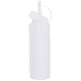 Squeeze Bottle White Polyethylene (PE) 350ml / 12oz | CaterEq CEGZFH1404