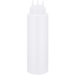 Squeeze Bottle White Polyethylene (PE) 475ml / 16oz | CaterEq CEGZFH1412 Squeeze Bottle White Polyethylene (PE) 475ml / 16oz | CaterEq CEGZFH1412