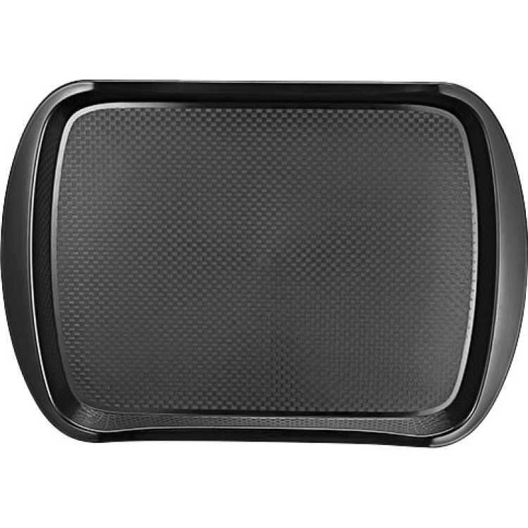 Fast Food Tray Black Polypropylene (PP) 439x306x27mm | CaterEq CEGZFH704