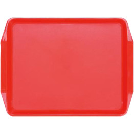 Fast Food Tray Red ABS Plastic 435x325x25mm | CaterEq CEGZFH7102