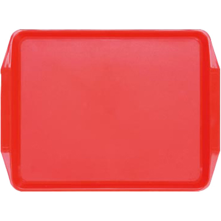 Fast Food Tray Red ABS Plastic 435x325x25mm | CaterEq CEGZFH7102