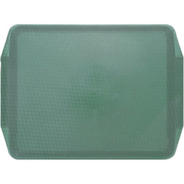 Fast Food Tray Green ABS Plastic 435x325x25mm | CaterEq CEGZFH7104