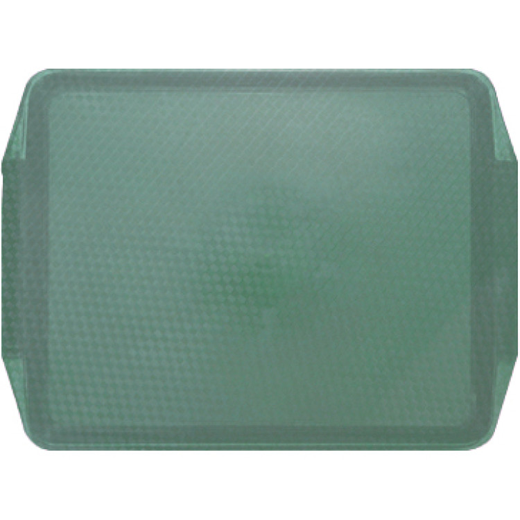 Fast Food Tray Green ABS Plastic 435x325x25mm | CaterEq CEGZFH7104
