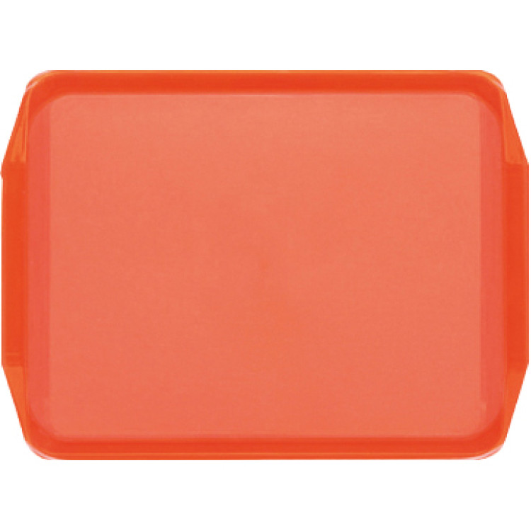 Fast Food Tray Orange ABS Plastic 455x325x25mm | CaterEq CEGZFH7108