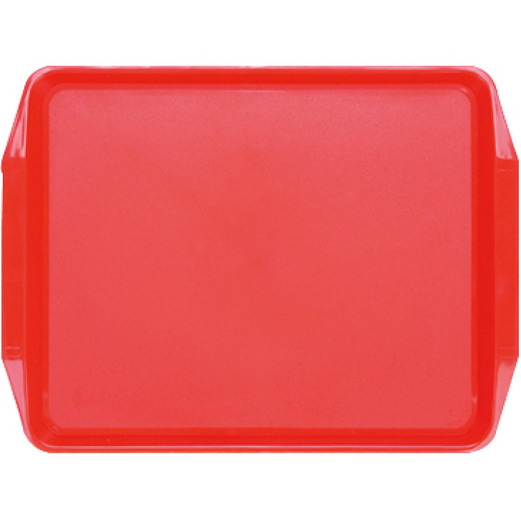 Fast Food Tray Red ABS Plastic 455x325x25mm | CaterEq CEGZFH7110