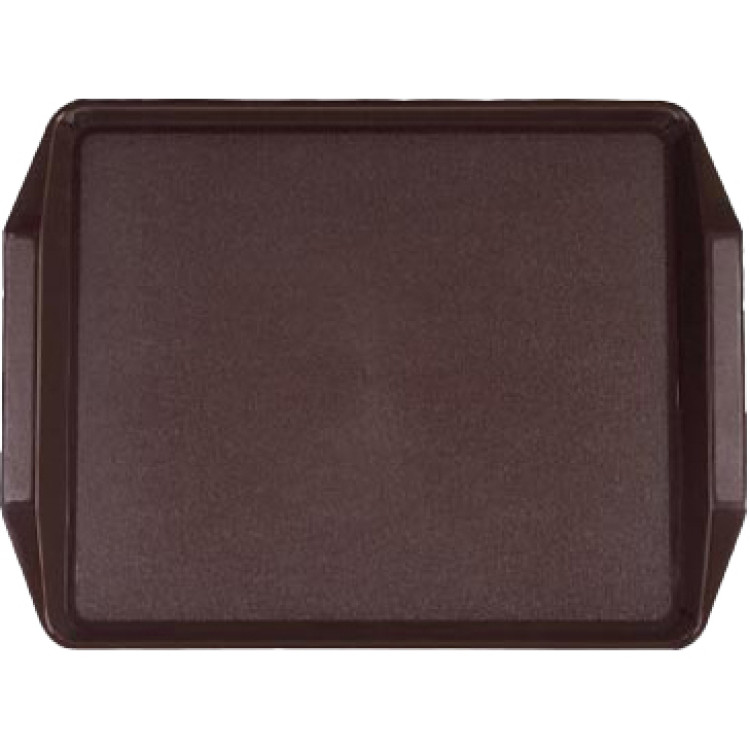 Fast Food Tray Brown ABS Plastic 455x325x25mm | CaterEq CEGZFH7112