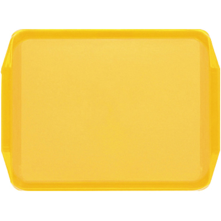 Fast Food Tray Yellow ABS Plastic 455x325x25mm | CaterEq CEGZFH7114