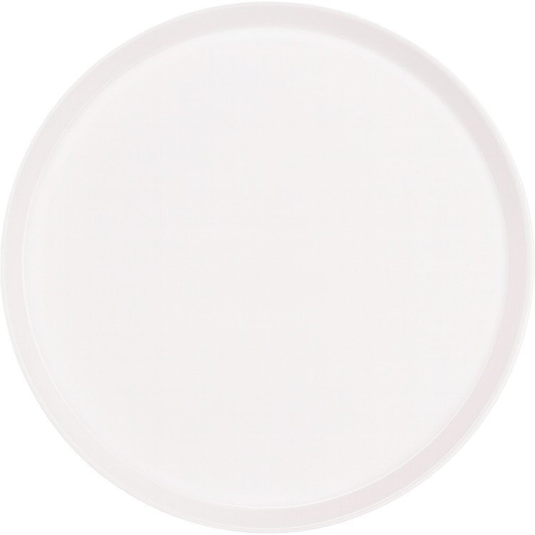 Round Fast Food Tray White ABS Plastic Ф305x23mm | CaterEq CEGZFH7118