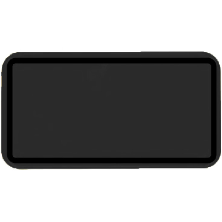 Display Tray Black ABS Plastic 353x186x23mm | CaterEq CEGZFH7124