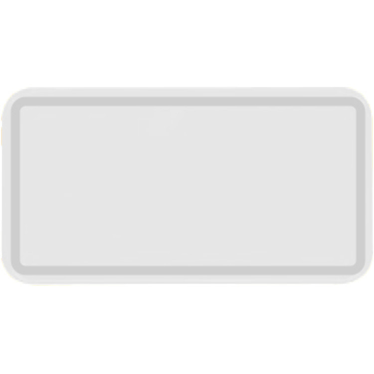 Display Tray White ABS Plastic 353x186x23mm | CaterEq CEGZFH7126