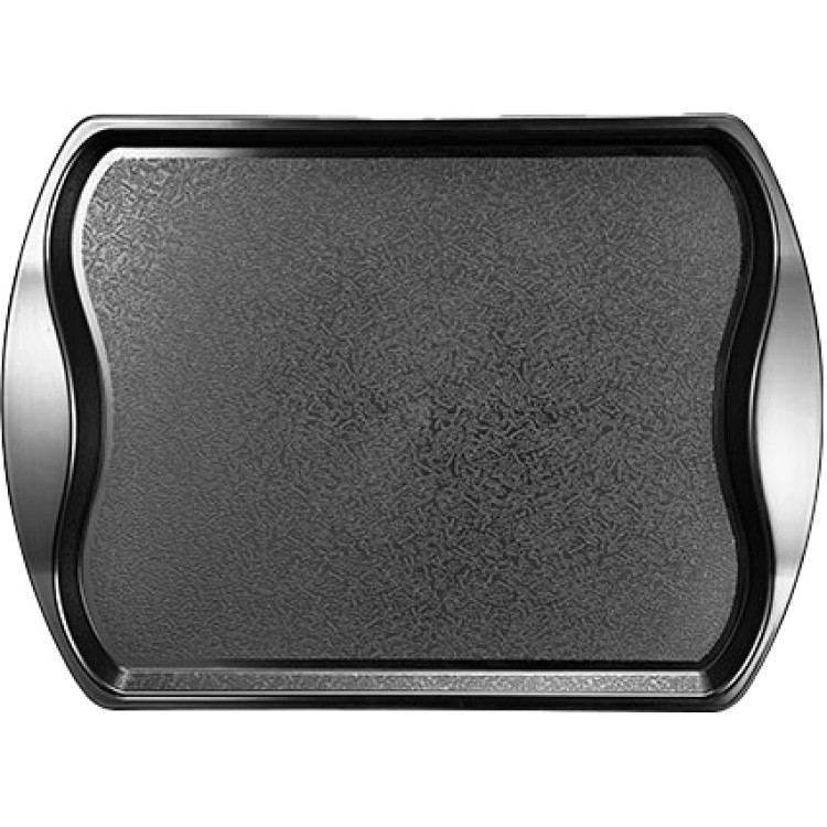 Fast Food Tray Black Polypropylene (PP) 368x276x17mm | CaterEq CEGZFH712