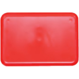 Fast Food Tray Red ABS Plastic 212x146x15mm | CaterEq CEGZFH720