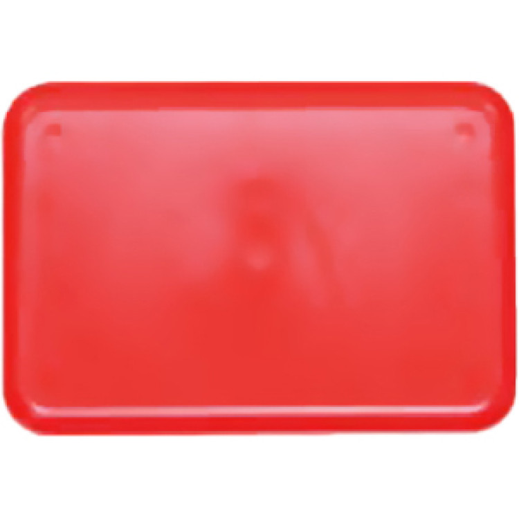 Fast Food Tray Red ABS Plastic 212x146x15mm | CaterEq CEGZFH720
