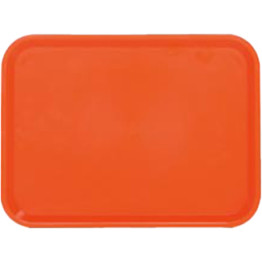 Fast Food Tray Orange ABS Plastic 267x200x16mm | CaterEq CEGZFH726