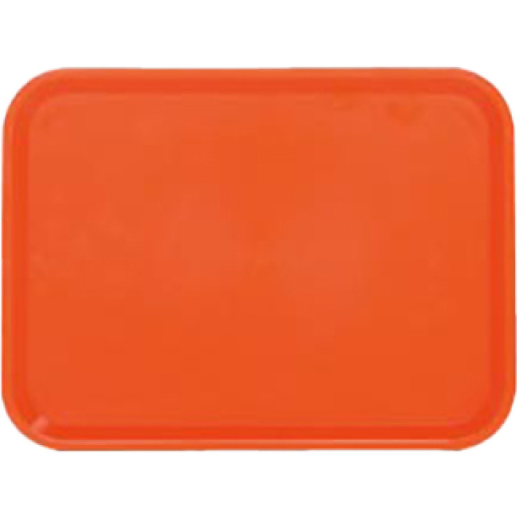 Fast Food Tray Orange ABS Plastic 267x200x16mm | CaterEq CEGZFH726