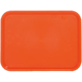 Fast Food Tray Orange ABS Plastic 425x310x19mm | CaterEq CEGZFH737