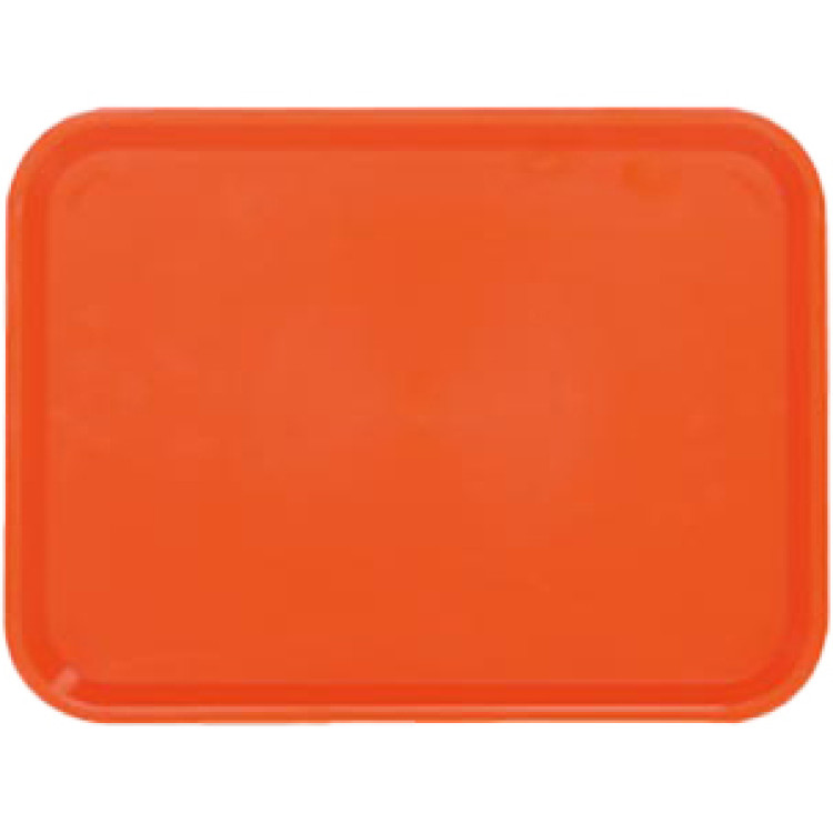Fast Food Tray Orange ABS Plastic 425x310x19mm | CaterEq CEGZFH737