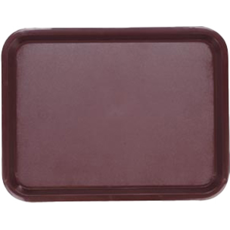 Fast Food Tray Brown ABS Plastic 425x310x19mm | CaterEq CEGZFH738