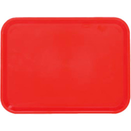 Fast Food Tray Red ABS Plastic 434x318x19mm | CaterEq CEGZFH742