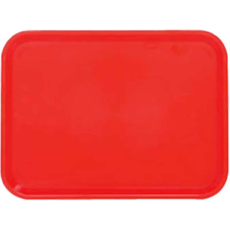 Fast Food Tray Red ABS Plastic 434x318x19mm | CaterEq CEGZFH742