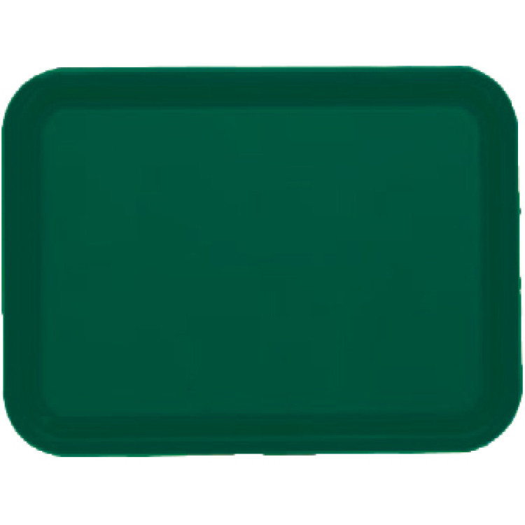 Fast Food Tray Green ABS Plastic 434x318x19mm | CaterEq CEGZFH744