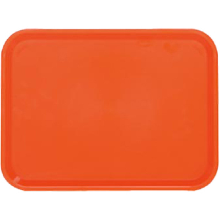 Fast Food Tray Orange ABS Plastic 434x318x19mm | CaterEq CEGZFH746