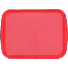 Fast Food Tray Red Polypropylene (PP) 363x269x19mm | CaterEq CEGZFH766