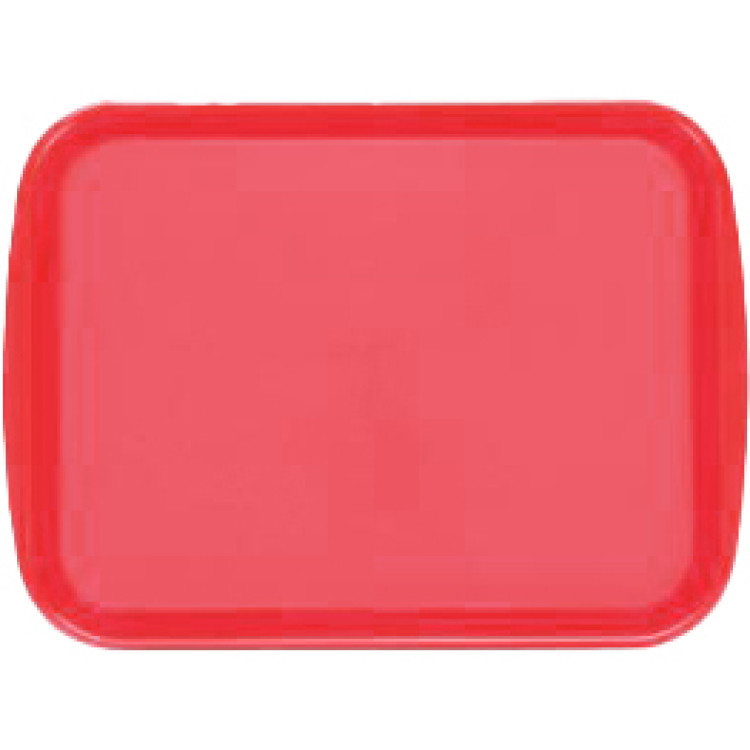 Fast Food Tray Red Polypropylene (PP) 363x269x19mm | CaterEq CEGZFH766