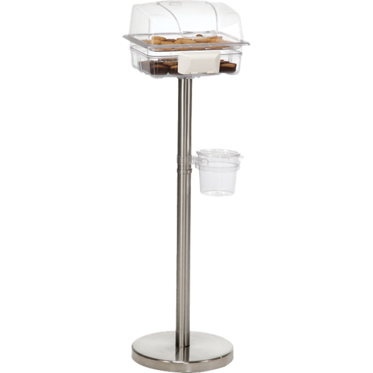 Food Sampling Stand Set with Transparent PC Display Case & Stainless Steel Base 330x265x1100mm | CaterEq CEGZFH802 Food Sampling Stand Set with Transparent PC Display Case & Stainless Steel Base 330x265x1100mm | CaterEq CEGZFH802