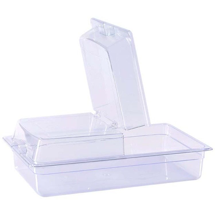 Rectangular Flip Display Cover Transparent Polycarbonate (PC) 531x335x75mm | CaterEq CEGZFH906