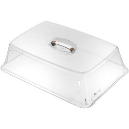 18"x14" Rectangular Food Cover Transparent Polycarbonate (PC) 408x307x124mm | CaterEq CEGZFH918
