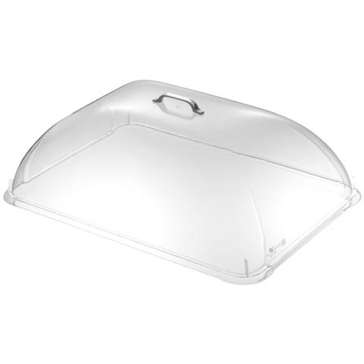18"x14" Oval Food Cover Transparent Polycarbonate (PC) 406x306x130mm | CaterEq CEGZFH928