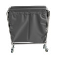 Commercial Stainless Steel Foldable Laundry Trolley with 2 Bags – 895 × 660 × 860 mm| CaterEq CEH080C