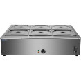 Commercial Electric Bain Marie 6xGN1/2 3000W Countertop 1080x750x275mm | CaterEq CEHB1080 Commercial Electric Bain Marie 6xGN1/2 3000W Countertop 1080x750x275mm | CaterEq CEHB1080
