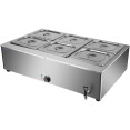 Commercial Electric Bain Marie 6xGN1/2 3000W Countertop 1080x750x275mm | CaterEq CEHB1080 Commercial Electric Bain Marie 6xGN1/2 3000W Countertop 1080x750x275mm | CaterEq CEHB1080