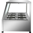 Display Bain Marie Countertop 10xGN1/2 150mm - CEHBM213