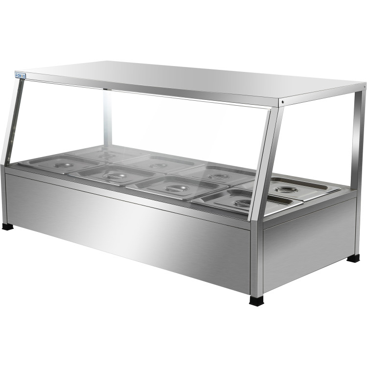 Display Bain Marie Countertop 10xGN1/2 150mm - CEHBM213