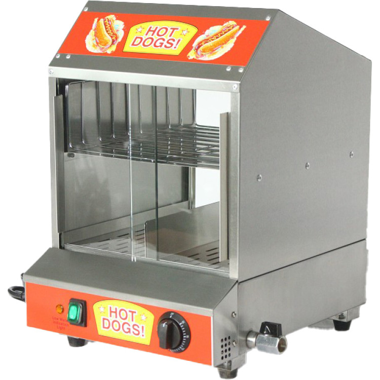 Commercial Electric Hot Dog Steamer 175 Hot Dogs 40 Buns - CEHD1200