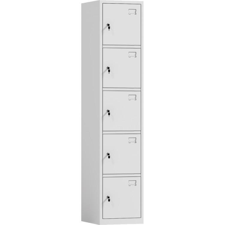 Commercial White 5 Door Locker 380x450x1800mm | CaterEq CEHDGZ05WHITE