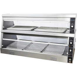 Commercial Hot Chicken Warmer / Heated Display 1536x690x830mm - CEHDS5