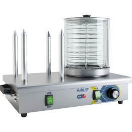 Commercial Hot dog warmer 4 bun spikes - CEHDW4