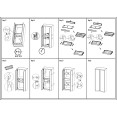 Professional Knock-Down Double Metal Storage Cabinet with Adjustable Door Position 2 Shelves & 2 Drawers Wooden Effect Dark Grey 800x485x1800mm | CaterEq CEHDWCK05