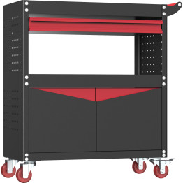 Professional Mobile Tool Cabinet with Drawer & Storage Shelves 720x350x837mm | CaterEq CEHDWTC01