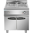 B GRADE Commercial Electric Bain Marie with Cabinet 1xGN1/1 + 2xGN1/2 5kW 700mm Depth | CaterEq HEB709A B GRADE 