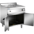B GRADE Commercial Electric Bain Marie with Cabinet 1xGN1/1 + 2xGN1/2 5kW 700mm Depth | CaterEq HEB709A B GRADE 
