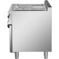 B GRADE Commercial Electric Bain Marie with Cabinet 1xGN1/1 + 2xGN1/2 5kW 700mm Depth | CaterEq HEB709A B GRADE 