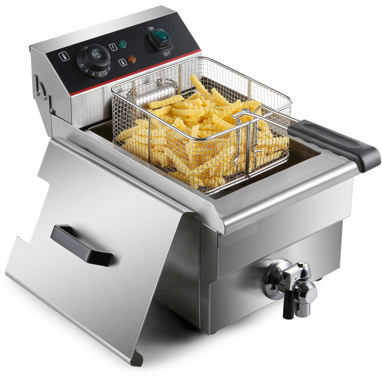Commercial Fryer Single Electric 12 litre 3.25kW Countertop - CEHEF12L Commercial Fryer Single Electric 12 litre 3.25kW Countertop - CEHEF12L