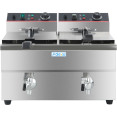Commercial Fryer Double Electric 2x12 litre 6.5kW Countertop - CEHEF12L2 Commercial Fryer Double Electric 2x12 litre 6.5kW Countertop - CEHEF12L2