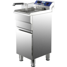 Commercial Fryer Single Electric 16 litre 5kW Free standing - CEHEF161C Commercial Fryer Single Electric 16 litre 5kW Free standing - CEHEF161C
